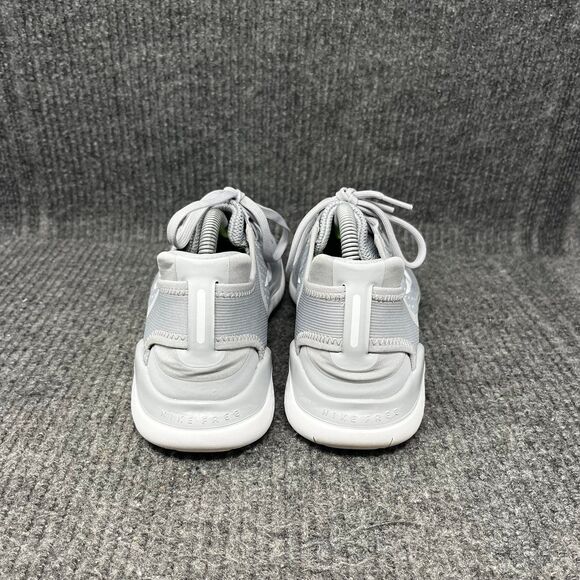 Nike Free RN 2018 Wolf Grey White Athletic Running Shoes Women’s 9.5 942837-003 - Picture 4 of 8
